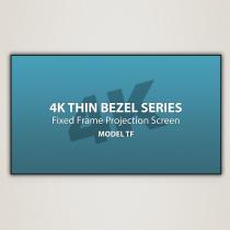 4K Thin-Bezel Series 16:9 92" Cinema White MicroPerf